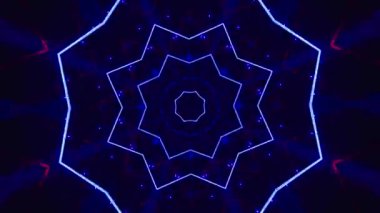 Kusursuz döngü videosu. Soyut sanat neon ışığı arka planı. Duvar Kağıdı