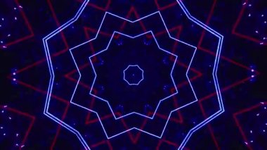 Kusursuz döngü videosu. Soyut sanat neon ışığı arka planı. Duvar Kağıdı