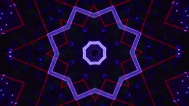 Kusursuz döngü videosu. Soyut sanat neon ışığı arka planı. Duvar Kağıdı