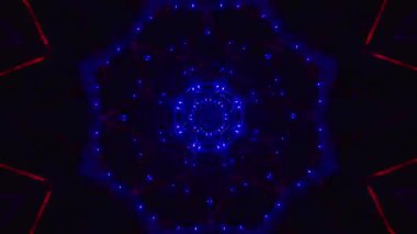 Kusursuz döngü videosu. Soyut sanat neon ışığı arka planı. Duvar Kağıdı