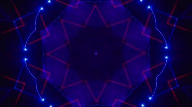 Kusursuz döngü videosu. Soyut sanat neon ışığı arka planı. Duvar Kağıdı