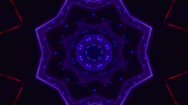 Kusursuz döngü videosu. Soyut sanat neon ışığı arka planı. Duvar Kağıdı