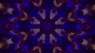 Kusursuz döngü videosu. Soyut sanat neon ışığı arka planı. Duvar Kağıdı