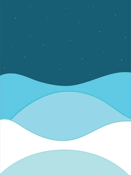 Універсальний Фон Різдвяної Листівки Сніг Дрейфує Синьому Темно Синьому Білому — стоковий вектор