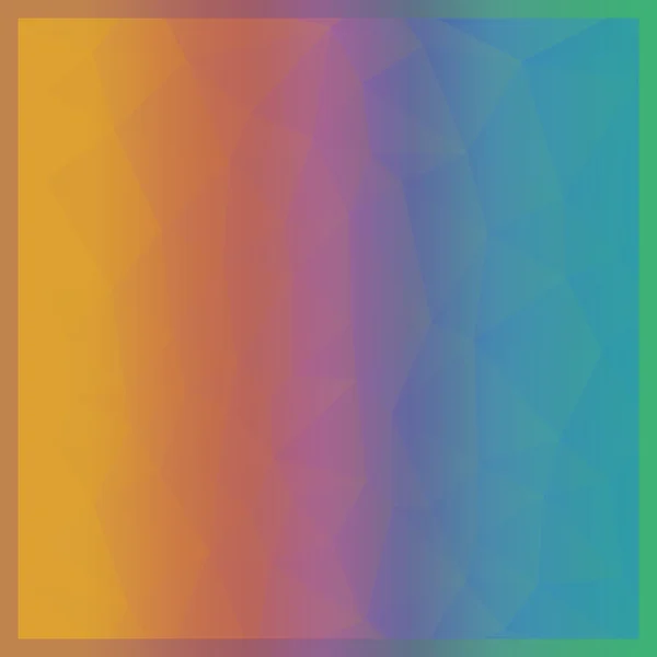 Abstracte geometrische heldere regenboog veelhoekige, driehoeken patroon — Stockvector