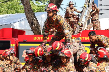 Pahang 05 May 2025- WORLD FIREMEN'S DAY 2024 was officiated by the Sultan of Pahang, Al-Sultan Abdullah Ri'ayatuddin Al-Mustafa Billah Shah ibni Almarhum Sultan Haji Ahmad Shah in Kuantan Town, Pahang 