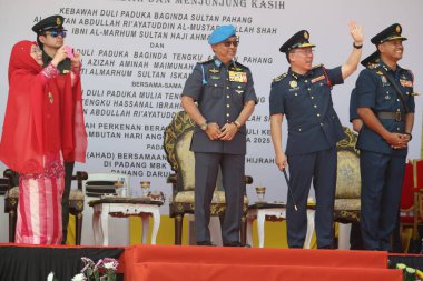 Pahang 05 Mayıs 2025 - Pahang Sultanı Abdullah Ri 'ayatuddin el-Mustafa Bilh ibni Almarhum Sultan Hacı Ahmed Şah tarafından Kuantan Kasabası' nda 2024 Dünya Ateşli Adamlar Günü resmi olarak düzenlendi.