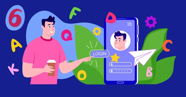 Çevrimiçi platformlar, web siteleri ve mobil uygulamalar için eğitim kavramının modern vektör illüstrasyonu.