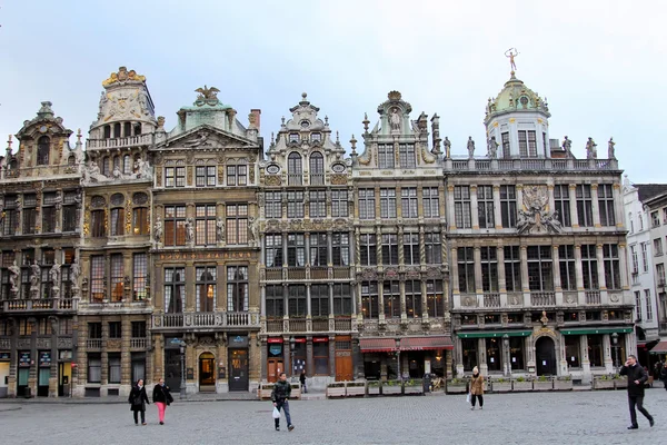 Caminando por las calles de Bruselas, Bélgica — Foto de Stock