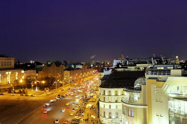 Noite Moscou - a capital da Rússia — Fotografia de Stock