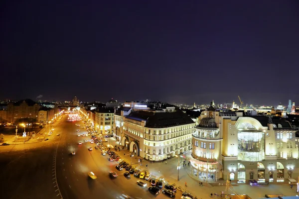 Вечерняя Москва - столица России — стоковое фото