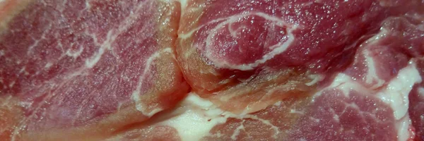 A textura da carne de porco — Fotografia de Stock