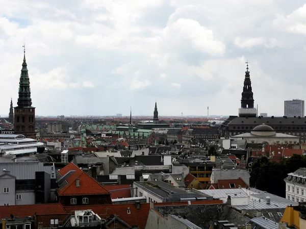 Vista superior de la ciudad de Copenhague, Dinamarca — Foto de Stock