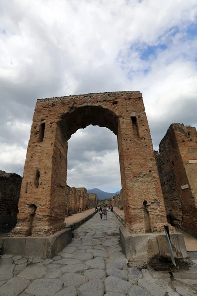 As Ruínas de Pompeia, Itália — Fotografia de Stock