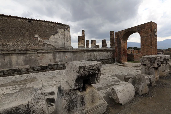 As Ruínas de Pompeia, Itália — Fotografia de Stock