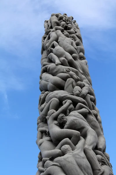 Scultura Monolite nel Parco Vigeland — Foto Stock