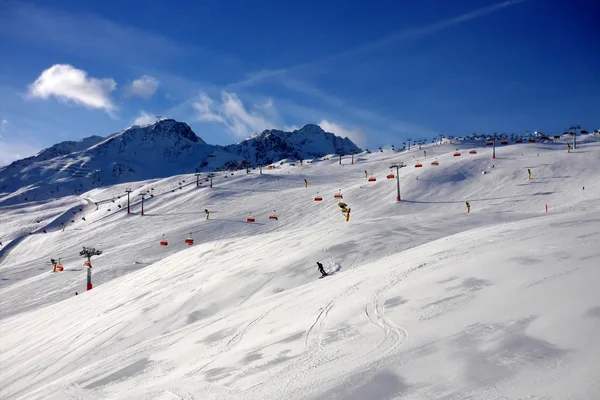 Snow covered Alps neighborhood — Stock Photo, Image