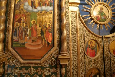 Aziz Basil Katedrali iç. Moscow, Rusya Federasyonu