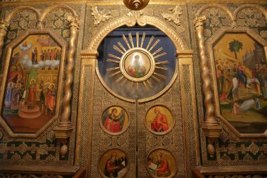 Aziz Basil Katedrali iç. Moscow, Rusya Federasyonu