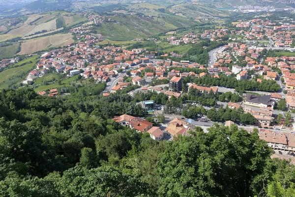 Republika San Marino. Celkový pohled — Stock fotografie