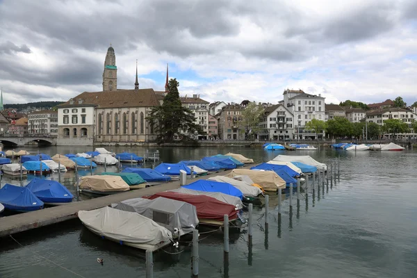 Zurich - kota terbesar di Swiss — Stok Foto