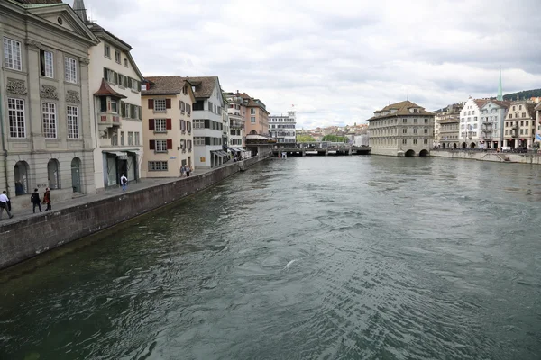 Zurich - kota terbesar di Swiss — Stok Foto