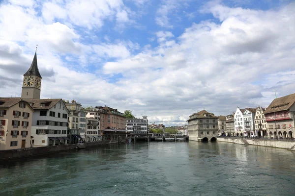 Zurych – największe miasto w Szwajcarii — Zdjęcie stockowe