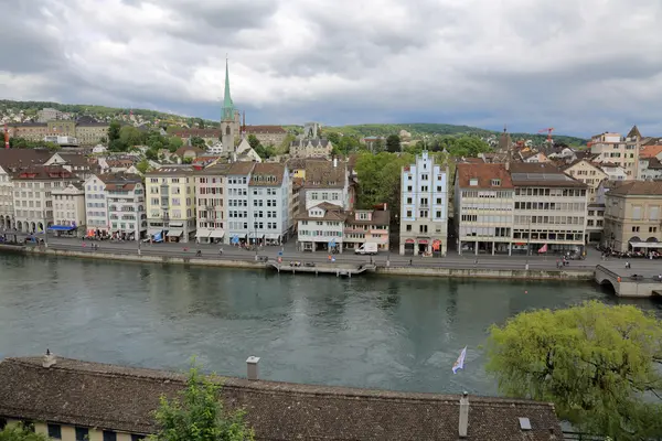 Zurich - la plus grande ville de Suisse — Photo