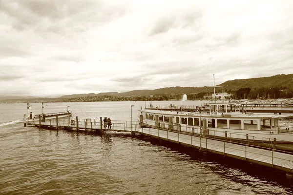 Lake zurich, İsviçre — Stok fotoğraf