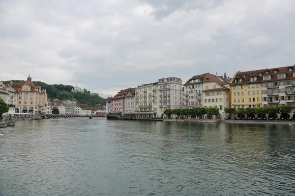 Люцерн - прекрасный город в Швейцарии — стоковое фото