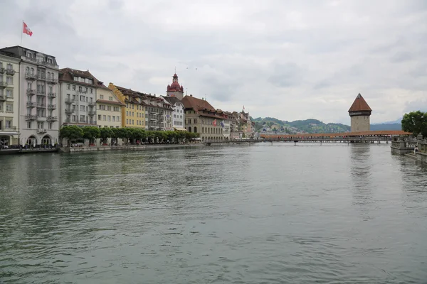 Lucern - krásné město ve Švýcarsku — Stock fotografie