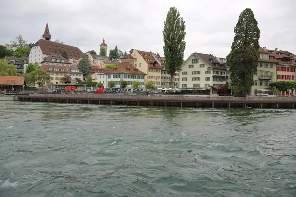 Lucern - krásné město ve Švýcarsku — Stock fotografie