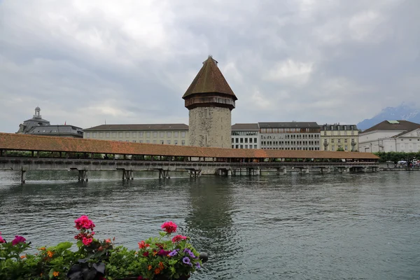 Lucern - krásné město ve Švýcarsku — Stock fotografie