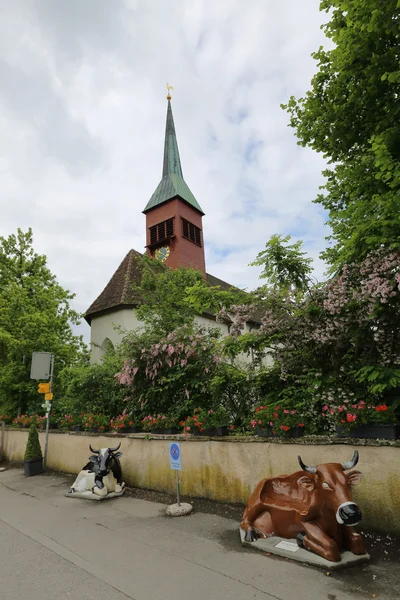 Plastové blbou krávu — Stock fotografie