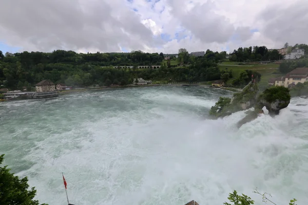 Rhinefall, Schaffhausen, Swiss — Stok Foto