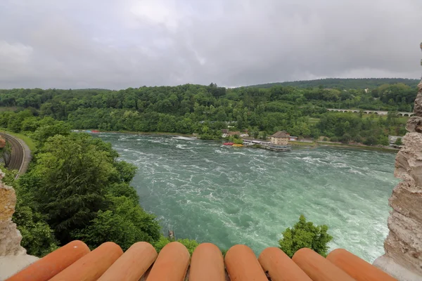 Sungai Rhine, Swiss — Stok Foto