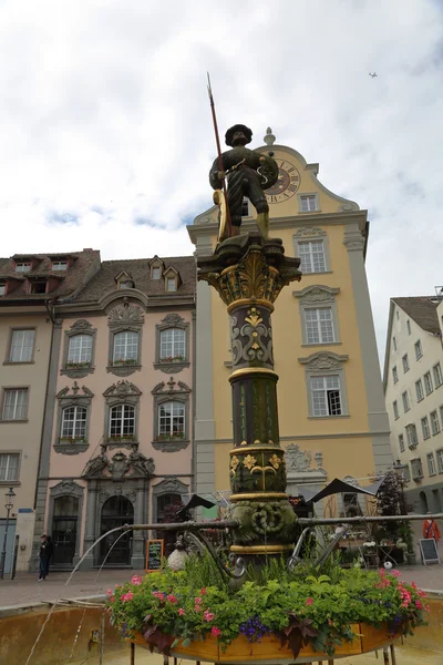 Schaffhausen - una hermosa ciudad en Suiza —  Fotos de Stock