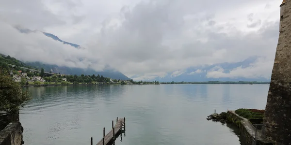 L'incredibile lago di Ginevra in estate — Foto Stock