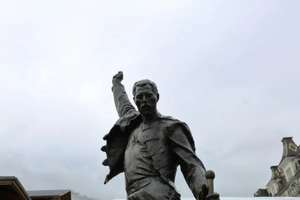 Freddie mercury standbeeld — Stockfoto