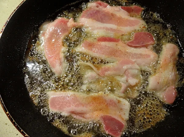 Chutné vepřové slaniny — Stock fotografie