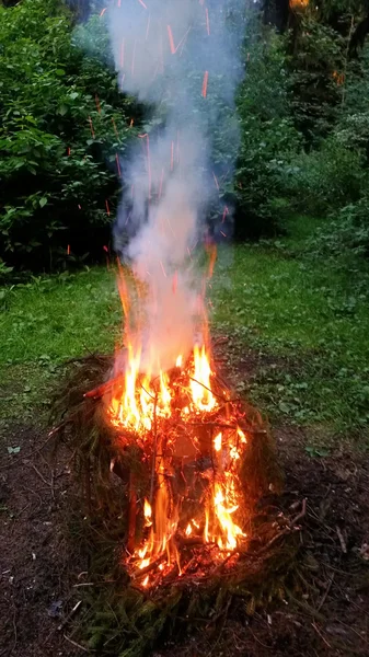 Büyük yangın duman