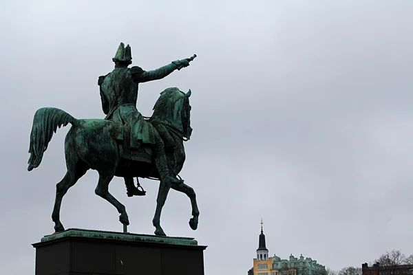斯德哥尔摩-一个美丽的城市，在瑞典 — 图库照片