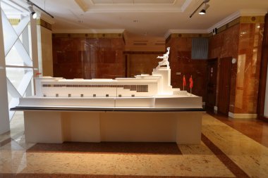 Devlet sergi salonu işçi ve kolhoz kadın Moskova, Rusya