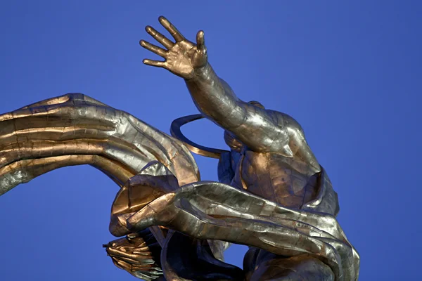 Monumento della lavoratrice e della donna Kolkhoz a Mosca, Russia — Foto Stock