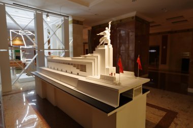 Devlet sergi salonu işçi ve kolhoz kadın Moskova, Rusya