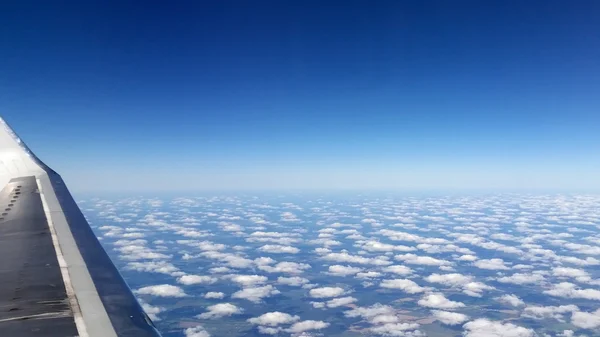 The view from the passenger plane — Stock Photo, Image