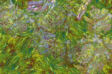 Çok renkli kaotik paneli