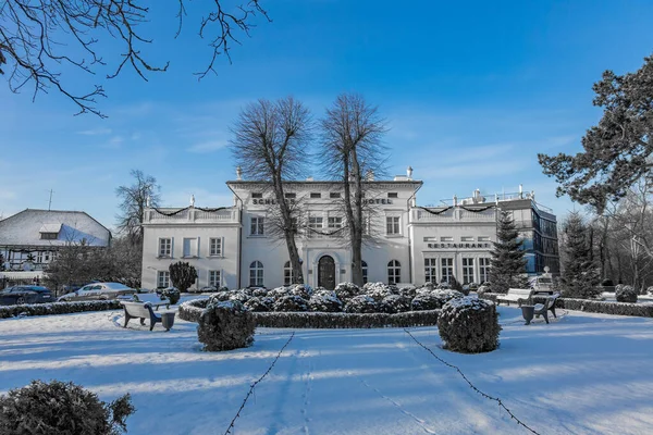 Yantarny Rusia Enero 2021 Edificio Del Hotel Schloss Balneario Báltico — Foto de Stock