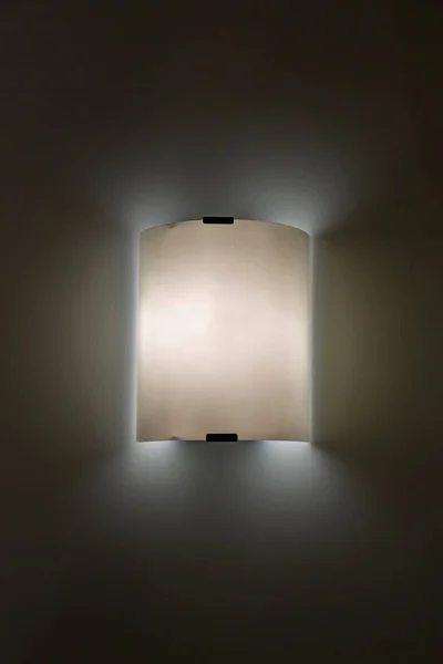 Conception Minimaliste Lampe Comme Élément Décor Une Pièce Moderne — Photo