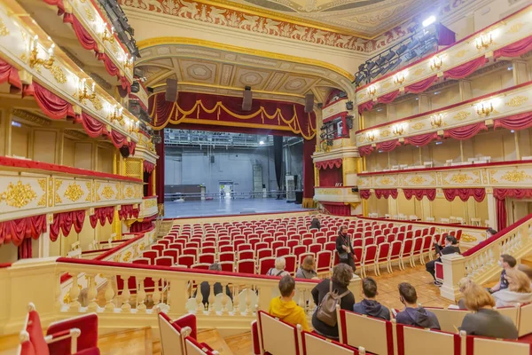 Moscow Russia April 2021 Interior Historic Performance Hall State Academic — Stock Photo, Image